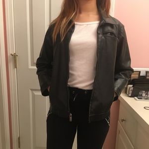 Leather jacket